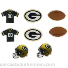 Kole Imports NFL Licensed Green Bay Packers Shaped Erasers Set FB387